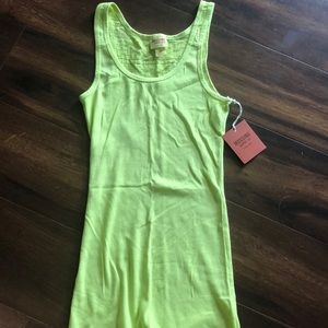 Cute neon yellow tank! NWT